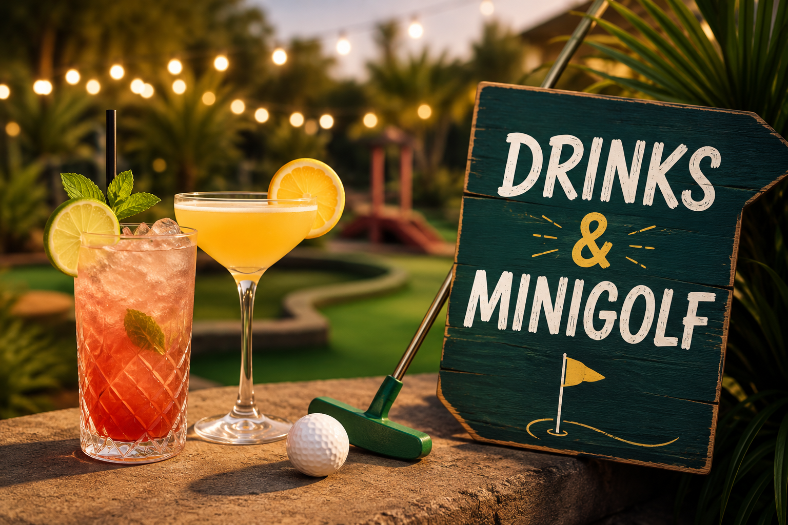 Drinks & Golf billede